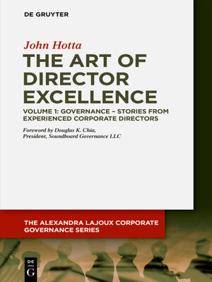 cover image of The Art of Director Excellence
